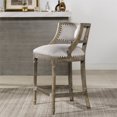 thumbnail image 3 of Jennifer Taylor Home Paris 26.5" Farm Counter Height Bar Stool Heathered Grey, 3 of 10