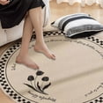 thumbnail image 4 of Tyidzon Door Mat Round Carpet Living Room Coffee Table Blanket Bedroom Bedside Blanket Cloakroom Rocking Chair Floor Mat, 4 of 6
