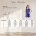 thumbnail image 5 of renvena Short Sequin Jumpsuits Pageant Romper For Girls Jazz Hip Hop Dancing Wedding Evening Hot Red 14, 5 of 5