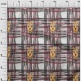 thumbnail image 2 of oneOone Georgette Viscose Fabric Swirl & Check Ikat Print Fabric By Yard 42 Inch Wide, 2 of 4