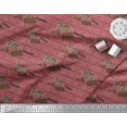 thumbnail image 2 of Soimoi Velvet Fabric Text & Chocolate Food Printed Craft Fabric by The Yard 58 Inch Wide, 2 of 6