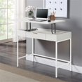 thumbnail image 4 of Contempo Worksmart Sit-To-Stand Desk in White Oak Engineered Wood, 4 of 10