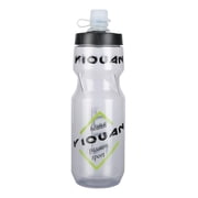 Sports Water Bottle 710ml, Staron Lightweight PC Plastic Bottle Anti-Ash Cover, Portable Bicycle Water Bottle for Outdoor Riding Cycling with Easy-Hold Design, Gray
