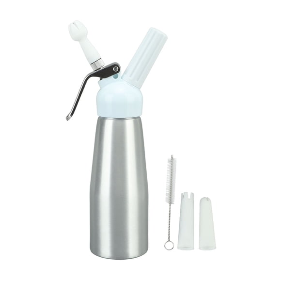 Fouet à Crème en Boîte, Fouet à Crème 500 ml Fouet en Acier Inoxydable Fabricant de Crème Fouet en Boîte Fouet à Crème Conçu pour Durer