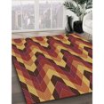 thumbnail image 3 of Ahgly Company Tapis Rectangulaire Lavable en Machine Intérieur Transitionnel Rouge Tomate, 4 Pieds x 6 Pieds, 3 of 7