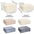 thumbnail image 4 of Binwennn Containers for under Bed Storage Organize Boxes Sateen Quilt Down Jacket Storage Bag Compression Bag Silk Quilt Finishing Bag Down Jacket And Bedding Storage Bag A, 4 of 4