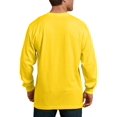 thumbnail image 2 of Dickies T-Shirt à Manches Longues pour Homme, Col Ras du Cou, Poids Lourd, 3XT, Jaune Vif, 2 of 2