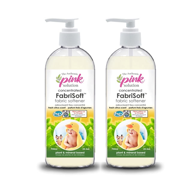 Pink Solution FABRISOFT - Assouplissant pour Tissus 750 ml (Lot de 2)
