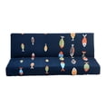 thumbnail image 1 of DEBGFS 2024 Housse de futon Imprimée polyester protection de Meubles Élastique polyester Extensible Couleur Poisson,colorfish, 1 of 8