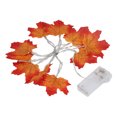 thumbnail image 1 of Maple Leaves String Light, Easy Hanging 5.4ft Flexible Thanksgiving Decorion Light  For Outdoor Tent, 1 of 8