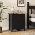 thumbnail image 2 of Gymax Table de Nuit avec 3 Tiroirs pour Chambre, Coffre de Rangement Compact, Côté de Sofa Moderne, 2 of 10