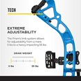 thumbnail image 3 of Diamond Archery Prism Compound Bow - Electric Blue - 55 lbs, Right Hand, 3 of 5