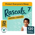 thumbnail image 1 of Rascals Premium Absorbent Baby Diapers, Size 7, Mega Carton, 120 Count, 1 of 13