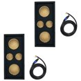 thumbnail image 1 of Q Power Boîtier de Caisson de Basses Audio pour Voiture Chuchero pour Tweeters de 10 Pouces MID et 3 Pouces (Lot de 2), 1 of 4