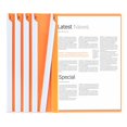 thumbnail image 4 of A4 Front Report Covers Plastic Presentation Folders Resume Portfolio Folder Paper Swivel Sliding Bar File Folder For Presentation Document And School Use 12.2"x9.2", 4 of 8