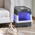 thumbnail image 1 of REK Cat Litter With Large Foldable Cat Litter With Lid Front Entry And Top Cat Litter Easy To Clean, 1 of 4