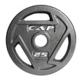 thumbnail image 1 of CAP Barbell 2-Inch Olympic Cast Iron Grip Weight Plate, Single, 25 lb, 1 of 3