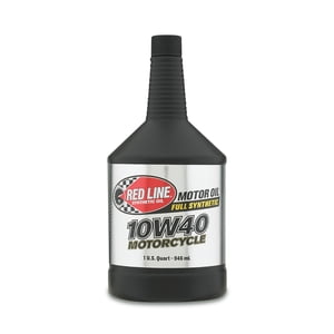 Red Line Oil 42404 Oil  SAE 10W40; 4-Stroke Motorcycle; 1 Quart Bottle; Single
