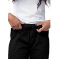 thumbnail image 4 of Sivvan Women's Scrub Set - Multi Pocket Cargo Pants & Stylish Mock Wrap Top (Available in 15 Colors), 4 of 6