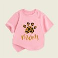 thumbnail image 5 of B91xZ Chemises et Hauts pour Filles 2024 Coton Décontracté Graphique Tunique d'Été Col Rond, Rouge 4-5 Ans, 5 of 5