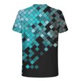 thumbnail image 3 of Birdeem T-Shirt Homme Impression Abstraite 3D Manches Courtes Col Rond Mode Décontracté Quotidien Vacances T-Shirt Haut Blouses, 3 of 5