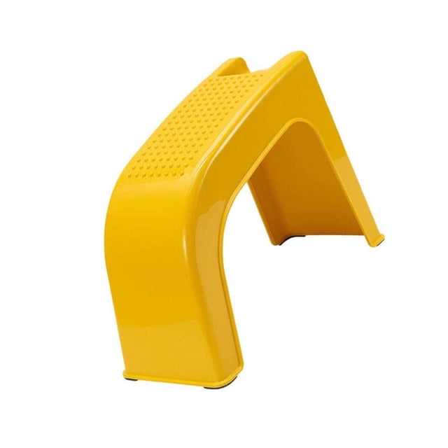 Shower Foot Rest Stand Multifunctional Multifunctional Plastic Storage Shower Foot Stool for Home yellow