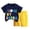 Dark Blue, variant on felwors Toddler Baby Summer Clothes 2 Pieces Boys Girls Cute Graphic Short Sleeve Tops Shorts Outfits Soft Breathable Set, 3-9 Months, Coffee