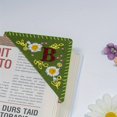 thumbnail image 1 of MesaSe Hand Embroidered Corner Bookmark  Hand Stitched Felt Corner Letter Bookmark  Felt Triangle Bookmark  Cute Flower Letter Embroidery Bookmarks For Book Lovers (summer) ZZZ, 1 of 6