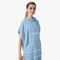 thumbnail image 4 of Transemion Turkish Cotton Surf Poncho Soft Quick-Drying Towel For Beach And Bath Designed For Beach Or Pool Dark grey, 4 of 6