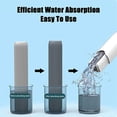 thumbnail image 4 of Clearance! beishanbush Sweeper Wet Mopping Cloth Washable Desktop Cleaning Mop Portable Self Mop Desktop Glass Cleaning Mop Multifunctional Mop (2 Head+1 Handle) One Size White, 4 of 8