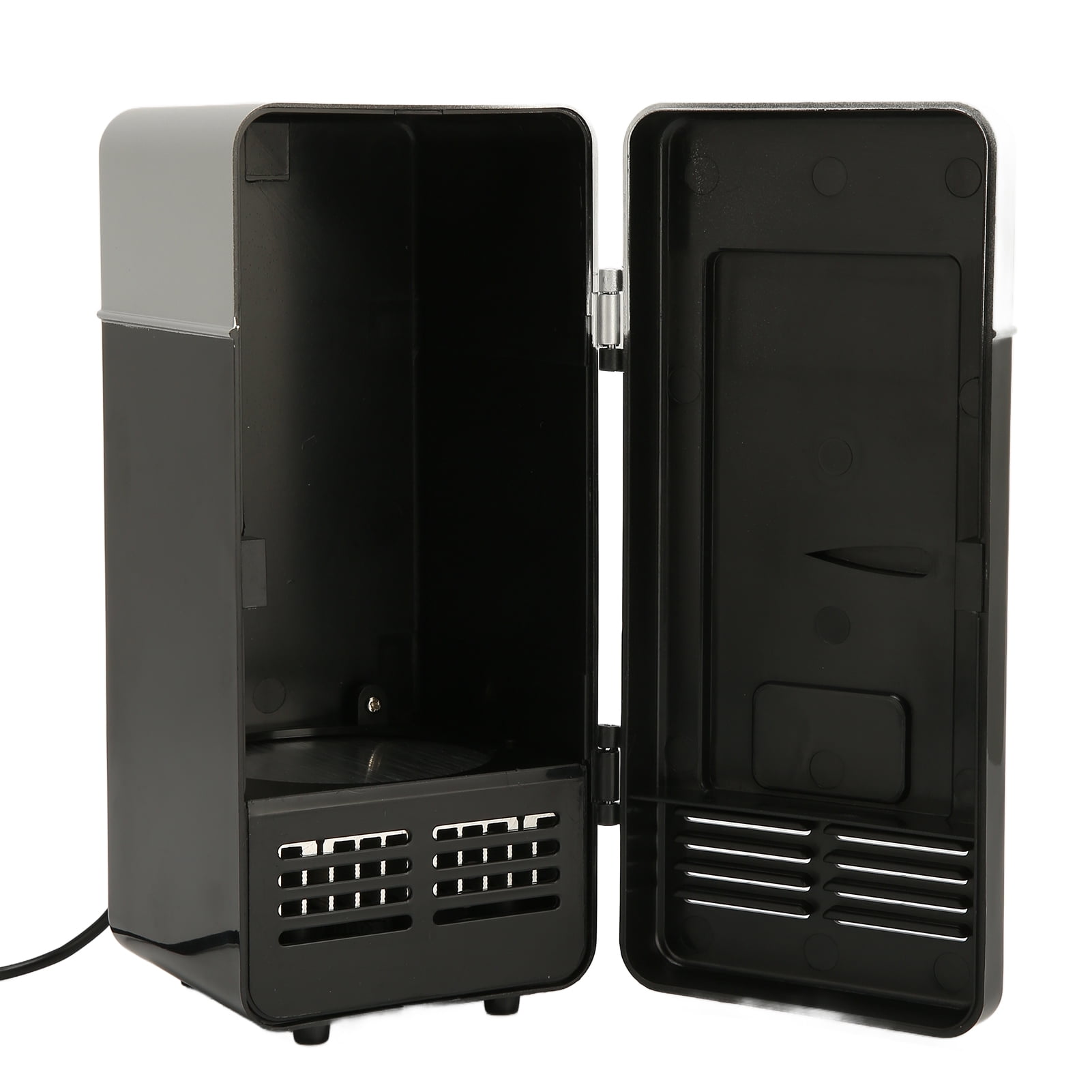 Mini réfrigérateur pour chambre, réfrigérateur portable à faible bruit USB pour une canette, soins de la peau, boissons, aliments, cosmétiques, maison, dortoir, bureau et voiture