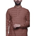 thumbnail image 3 of Atasi Kurta Pyjama de Fête pour Hommes, Col Mandarin, Ensemble Ethnique Imprimé Kurta, 3 of 3