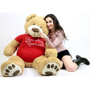 You Are Special 5 Foot Giant Teddy Bear Soft Tshirt Says YOU ARE SPECIAL