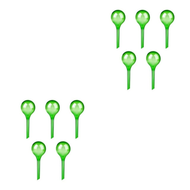 VONKY 5pcs/set Automatic Irrigation Device Plant Helper For Busy Individuals Plant Self Watering Globes PVC Easy To L green round 2Set