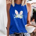 thumbnail image 1 of EGNMCR Easter T-Shirts Imprimés pour Femmes T-Shirts Graphiques pour Femmes T-Shirts Sans Manches d'Été Décontractés pour Femmes Hauts Réguliers à Col Rond Imprimé Débardeur Sans Manches Hauts Femmes T-Shirts, 1 of 5