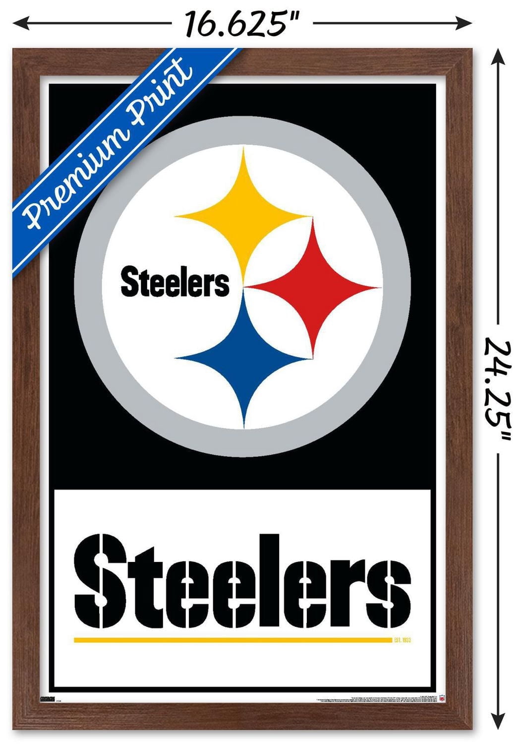 NFL Pittsburgh Steelers - Logo 21 Wall Poster