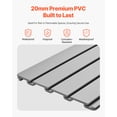 thumbnail image 3 of VEVOR 4 x 4 ft Slat Wall Paneling PVC Grey Garage Slatwall with Modular Design, 3 of 9