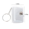 thumbnail image 3 of 5pc 1 Inch Mini Photo Album, 1 Inch Photo Storage With Keychain Picture Photo Card Holder Storage Book Wedding Anniversary Birthday Valentines Day Gift, 3 of 7