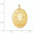 thumbnail image 3 of 1/20 Gold Filled 26mm Oval Locket QLS111 (26mm x 21mm), 3 of 3