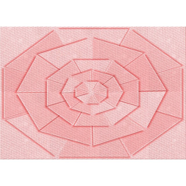 Ahgly Tapis Rectangulaire Lavable en Machine Intérieur Transitionnel Rouge Pastel Rose, 8 Pieds x 10 Pieds