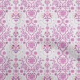 thumbnail image 1 of oneOone Rayon Purple Fabric Block Fabric For Sewing Printed Craft Fabric By The Yard 56 Inch Wide, 1 of 5
