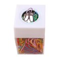 thumbnail image 1 of Transparent Plastic Paperclip Holder - Desktop Dispenser, Large Capacity, Easy to Operate, For Office Supplies, 1 of 5