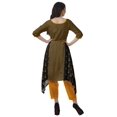 thumbnail image 4 of Moomaya Ensemble Tunique Indienne Haut et Pantalon Manches 3/4 Imprimé Kurta Kurti de Designer pour Femmes, 4 of 6