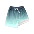 thumbnail image 2 of MIASHUI Pantalons Garçons Mode Décontractée Maillots de Bain Doublure de Compression Shorts Extensibles pour Jeu Actif et Natation, 2 of 3