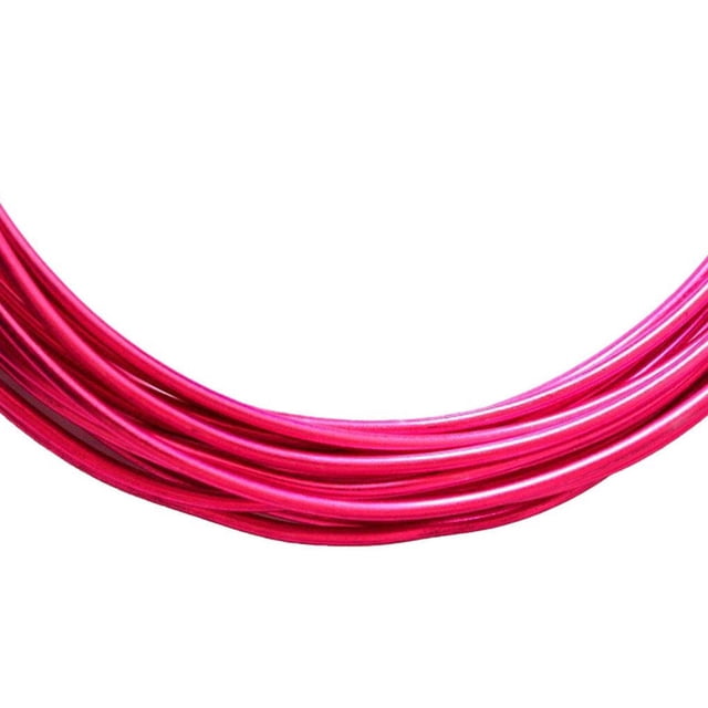 Aluminum Wire Thickness Bendable Wires Bike Easy Bicycles Style to Use Handy Installation Durability Rust-proof for Crafts DIY dark pink