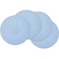 thumbnail image 1 of XINQIHANG Napperons Ronds Tressés, Ensemble de 4, Lavables, Napperons Ronds de 15 Pouces pour Tables à Manger (Bleu Pâle, 4), 1 of 6