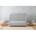 thumbnail image 2 of Graco Hadley 5-in-1 Convertible Baby Crib with Drawer, Pebble Gray, 2 of 16
