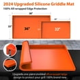 thumbnail image 3 of HAOAN 36‘‘ Protective Grill Cover with Weatherproof  Orange, 3 of 7