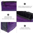 thumbnail image 4 of MasteelfCA 1pc Useful Travel Toiletry Bag Large Capacity Storage Bag Durable Clutch Liner, 4 of 8