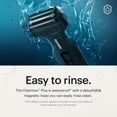 thumbnail image 4 of MANSCAPED® The Chairman™ PLUS Men’s Foil Shaver - Two Interchangeable Blade Heads, SkinSafe® Three-Blade Foil & Precision Sideburn & Jawline Trimmer, Face Shaver - Black, 4 of 9